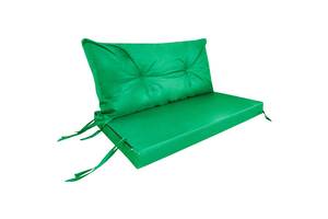 Комплект подушек Tia-Sport Сидушка и спинка Оксфорд Зеленый (sm-0961)
