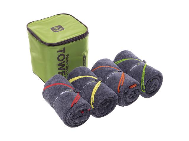 Комплект полотенец спортивных Water Sports TOWEL SP-Sport BT-TWT 4шт Салатовый