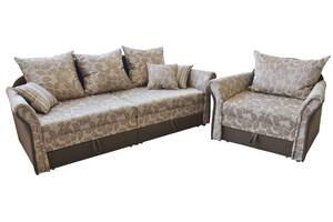 Комплект Ribeka 'Стелла 2' диван и 2 кресла Песочный (03C03)