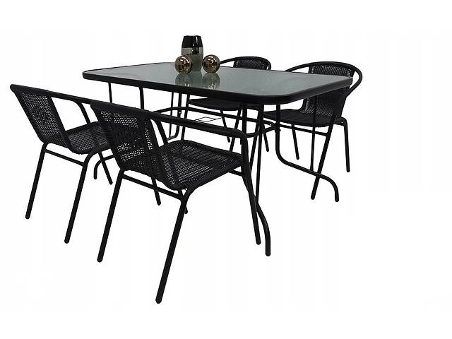 Комплект садової меблів Kontrast Garden Bistro Black-4