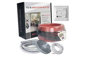 Комплект теплый пол в стяжку электрический 4,2м2(35мп)630ват Felix FX18 Premium
