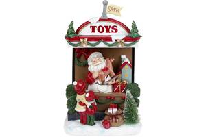 Композиция новогодняя Santaapos Toy Store с LED подсветкой полистоун Bona DP69431