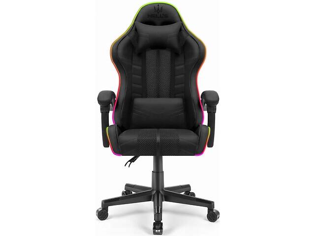 Комп'ютерне крісло Hell's Chair HC-1004 Black LED