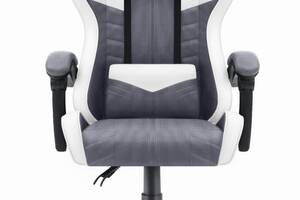 Комп'ютерне крісло Hell's Chair HC-1004 White-Grey