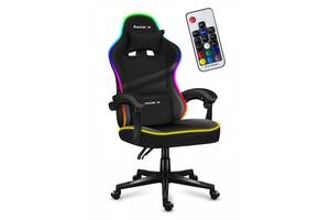 Компьютерное кресло Huzaro Force 4.4 RGB Black ткань