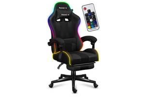 Комп'ютерне крісло Huzaro Force 4.7 RGB Black тканина