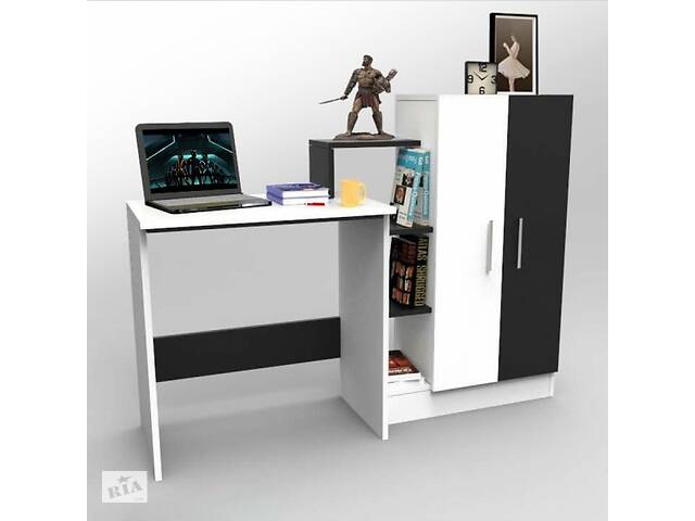 Компьютерный стол Comfy Home ZC-1 Комфорт белый/черный
