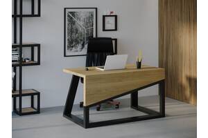 Комп'ютерний стіл Skandi Wood SW092 Арізона 135 х 80 х 75 см Масив Ясень Натуральний (SW092138075NaarrAsh)