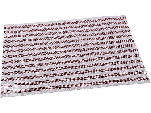 Коврик сервировочный Renberg Vinyl Rug 30х45см, винил, красная полоса