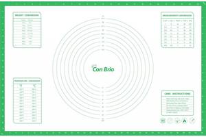 Коврик силиконовый Con Brio CB-679-green 43,5х66,5 см зеленый