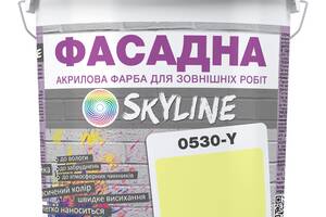 Краска Акрил-латексная Фасадная Skyline 0530-Y Адонис 5л