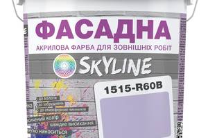 Краска Акрил-латексная Фасадная Skyline 1515-R60B Крокус 3л