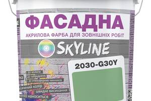 Краска Акрил-латексная Фасадная Skyline 2030-G30Y Сухоцвет 5л