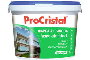 Краска акриловая фасадная Ирком ProCristal Fasad-Standart IP-131 10 л