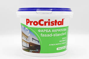 Краска акриловая фасадная Ирком ProCristal Fasad-Standart IP-131 3 л Белый