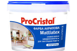 Краска латексная Ирком ProCristal Mattlatex IР-232 5 л Белая матовая