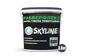 Краска резиновая суперэластичная сверхстойкая SkyLine РабберФлекс Графитовый RAL 7024 3.6 кг