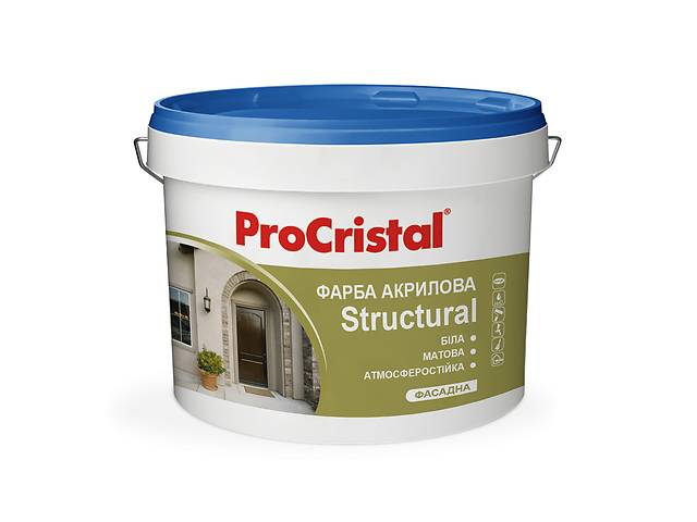 Краска структурная ProCristal Structural IP-138 15 кг Белый