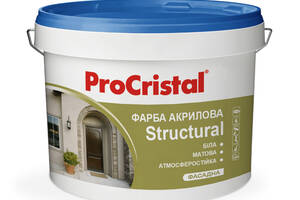 Краска структурная Ирком ProCristal Structural IP-138 4.5 кг Белый