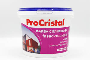 Краска силиконовая фасадная Ирком ProCristal Fasad-Standart IP-133 SI 3 л Белый