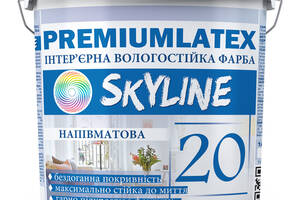 Краска влагостойкая полуматовая Premiumlatex 20 Skyline 3.6 кг