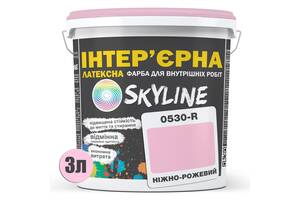 Краска Интерьерная Латексная Skyline 0530-R Нежно-розовый 3л