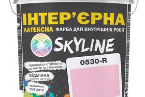 Краска Интерьерная Латексная Skyline 0530-R Нежно-розовый 5л