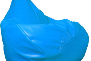 Кресло груша Экокожа TIA-SPORT, цвет Кресло груша Экокожа голубой, размер XXL - 140-100 см