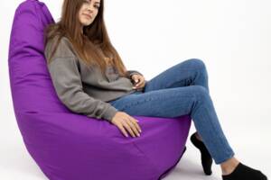 Кресло-груша Фиолетовая Большая 90х130