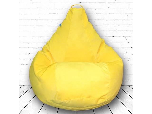 Кресло груша Tia-Sport Велюр 120х90 см желтый (sm-0237-8)