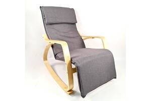 Кресло качалка Avko ARC001 Natural Gray