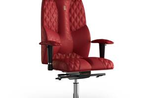 Кресло KULIK SYSTEM BUSINESS Антара с подголовником со строчкой Красный (6-901-WS-MC-0308)