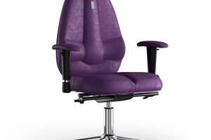 Кресло KULIK SYSTEM CLASSIC Антара с подголовником без строчки Фиолетовый (12-901-BS-MC-0306)