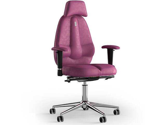 Кресло KULIK SYSTEM CLASSIC Антара с подголовником без строчки Розовый (12-901-BS-MC-0312)