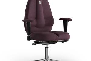 Кресло KULIK SYSTEM CLASSIC Ткань с подголовником без строчки Фиолетовый (12-901-BS-MC-0509)