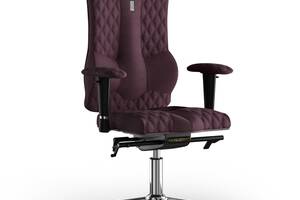 Кресло KULIK SYSTEM ELEGANCE Ткань с подголовником со строчкой Фиолетовый (10-901-WS-MC-0509)