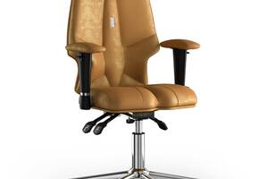 Кресло KULIK SYSTEM FLY Антара с подголовником без строчки Медовый (13-901-BS-MC-0310)