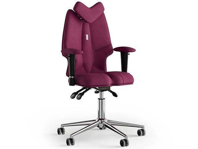 Кресло KULIK SYSTEM FLY Ткань с подголовником без строчки Розовый (13-901-BS-MC-0508)