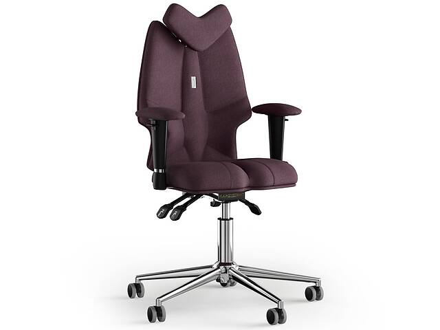 Кресло KULIK SYSTEM FLY Ткань с подголовником без строчки Фиолетовый (13-901-BS-MC-0509)