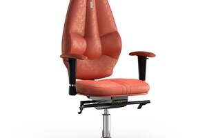 Кресло KULIK SYSTEM GALAXY Антара с подголовником без строчки Морковный (11-901-BS-MC-0309)