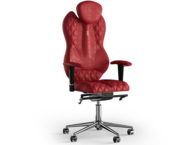 Кресло KULIK SYSTEM GRAND Антара с подголовником со строчкой Красный (4-901-WS-MC-0308)