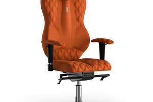 Кресло KULIK SYSTEM GRAND Ткань с подголовником со строчкой Оранжевый (4-901-WS-MC-0510)