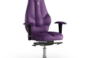 Кресло KULIK SYSTEM IMPERIAL Антара с подголовником без строчки Фиолетовый (7-901-BS-MC-0306)