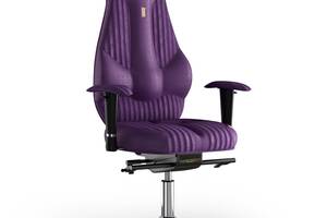 Кресло KULIK SYSTEM IMPERIAL Антара с подголовником со строчкой Фиолетовый (7-901-WS-MC-0306)