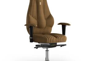 Кресло KULIK SYSTEM IMPERIAL Ткань с подголовником со строчкой Бронзовый (7-901-WS-MC-0503)
