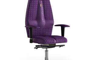 Кресло KULIK SYSTEM JET Антара с подголовником со строчкой Фиолетовый (3-901-WS-MC-0306)