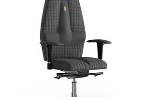 Кресло KULIK SYSTEM JET Ткань с подголовником со строчкой Серый (3-901-WS-MC-0506)