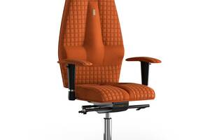 Кресло KULIK SYSTEM JET Ткань с подголовником со строчкой Оранжевый (3-901-WS-MC-0510)