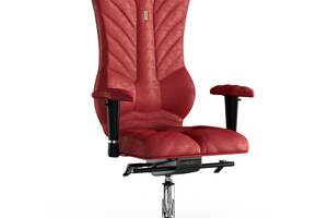 Кресло KULIK SYSTEM MONARCH Антара с подголовником со строчкой Красный (2-901-WS-MC-0308)