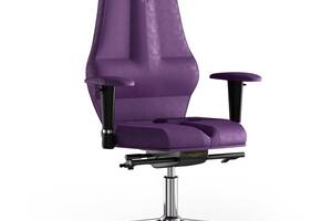 Кресло KULIK SYSTEM NANO Антара с подголовником без строчки Фиолетовый (16-901-BS-MC-0306)